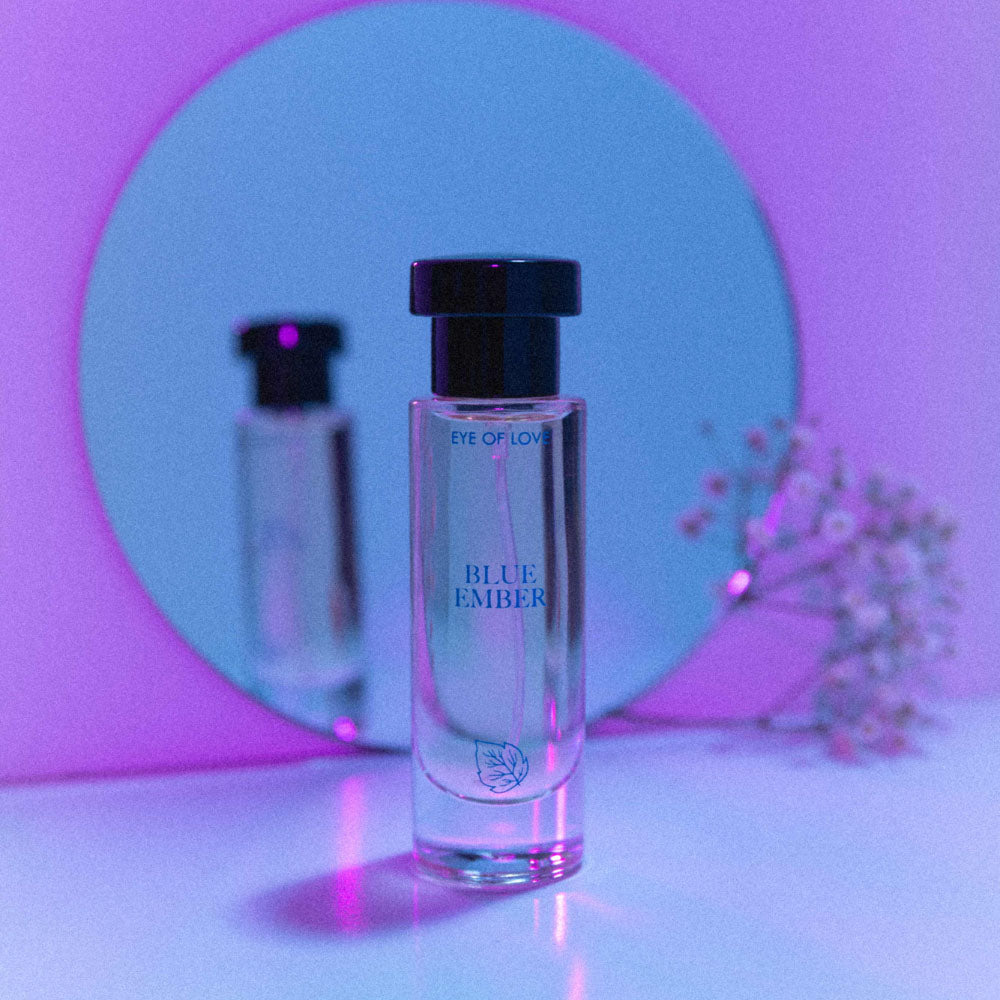 Eye Of Love Love In Bloom Blue Ember Pheromone Cologne - Citrus & Cedar Scented Pheromone Cologne for Men to attract Women Sp