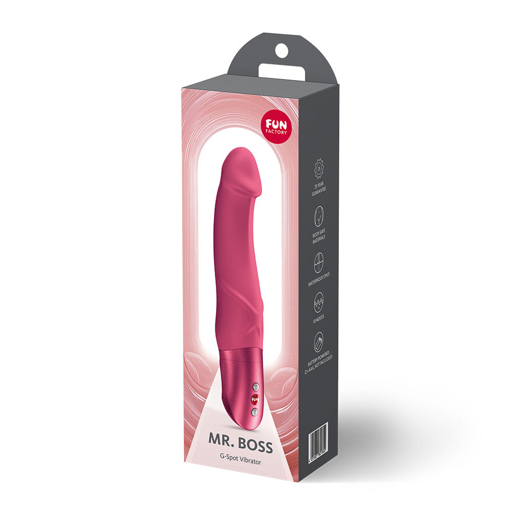 Fun Factory MR. BOSS Raspberry - Raspberry 21 cm Vibrator — view 8