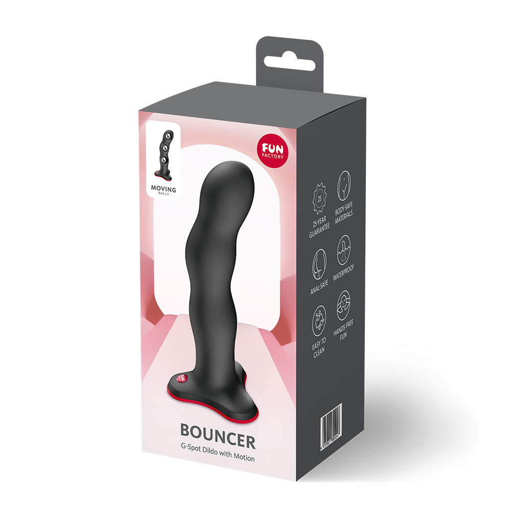 Fun Factory BOUNCER Black - Black 18 cm Dildo — view 9