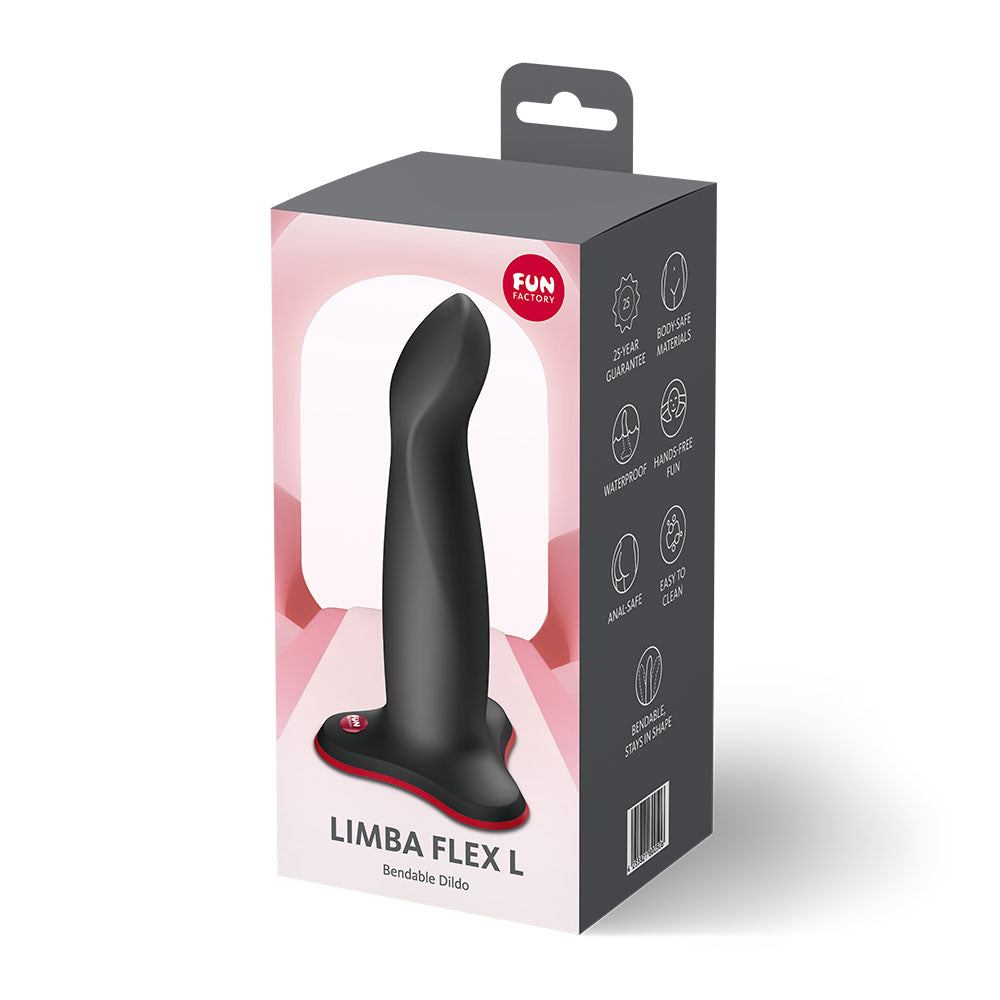Fun Factory LIMBA FLEX L Black - Black 17.8 cm Dildo — image 8