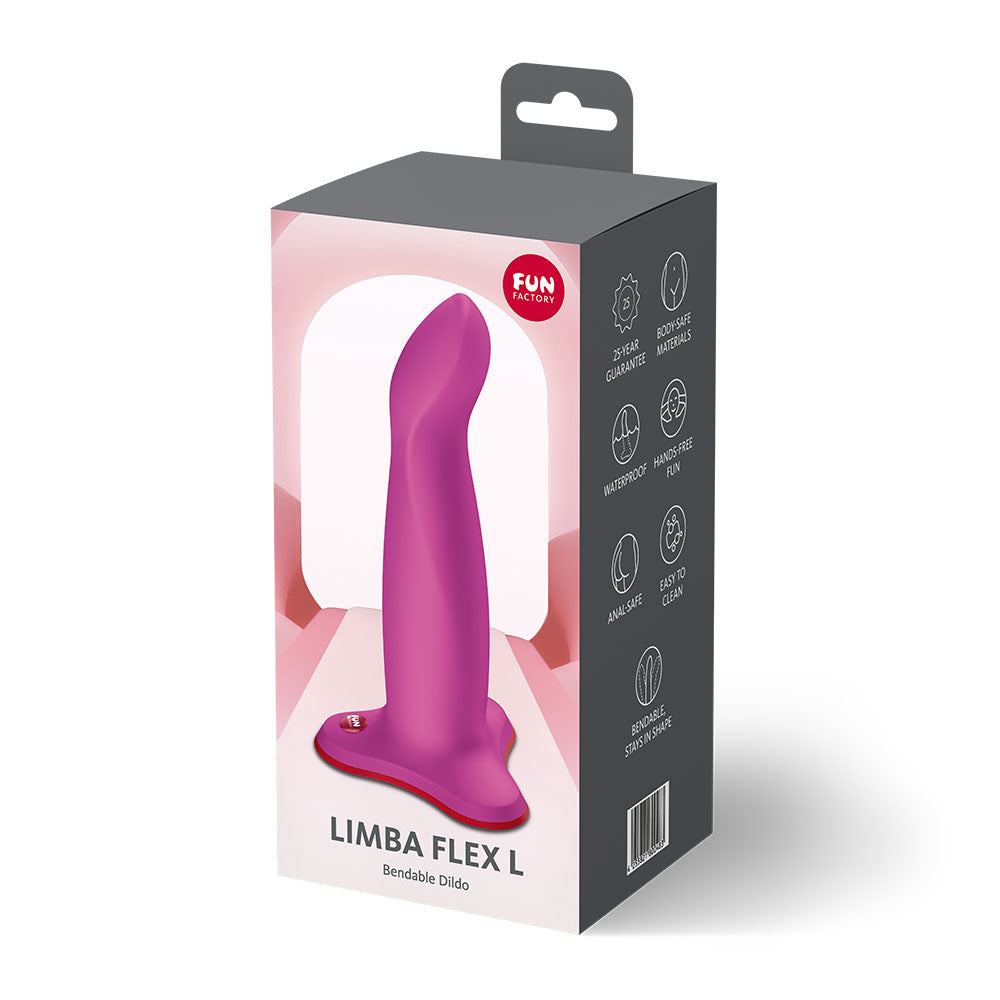 Fun Factory LIMBA FLEX L Magenta - Magenta 17.8 cm Dildo — image 8