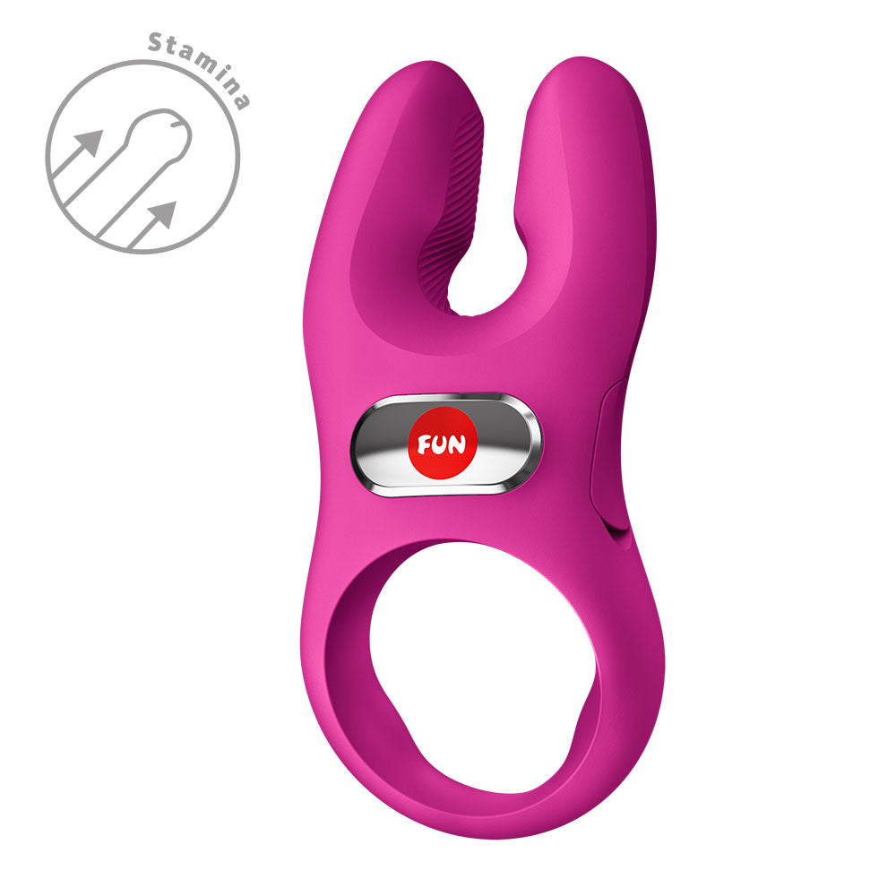 Fun Factory NOS PRO Magenta - Magenta USB-C Rechargeable Vibrating Cock Ring — image 4