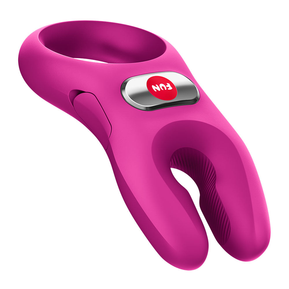 Fun Factory NOS PRO Magenta - Magenta USB-C Rechargeable Vibrating Cock Ring — image 8
