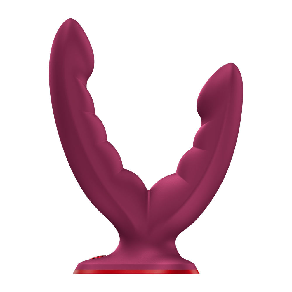 Fun Factory RYDE Wine Red - Wine Red Grinding Dildo — image 6