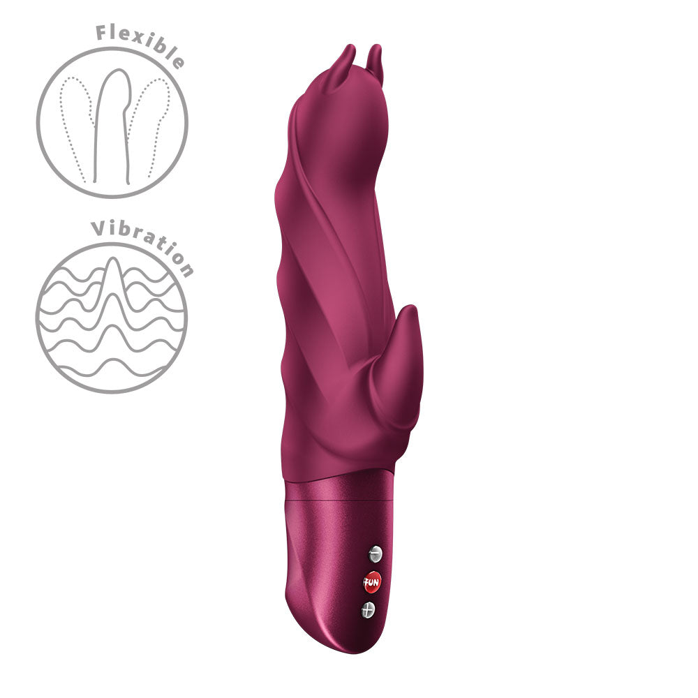 Fun Factory DARLING DEVIL Wine Red - Wine Red 20 cm Vibrator