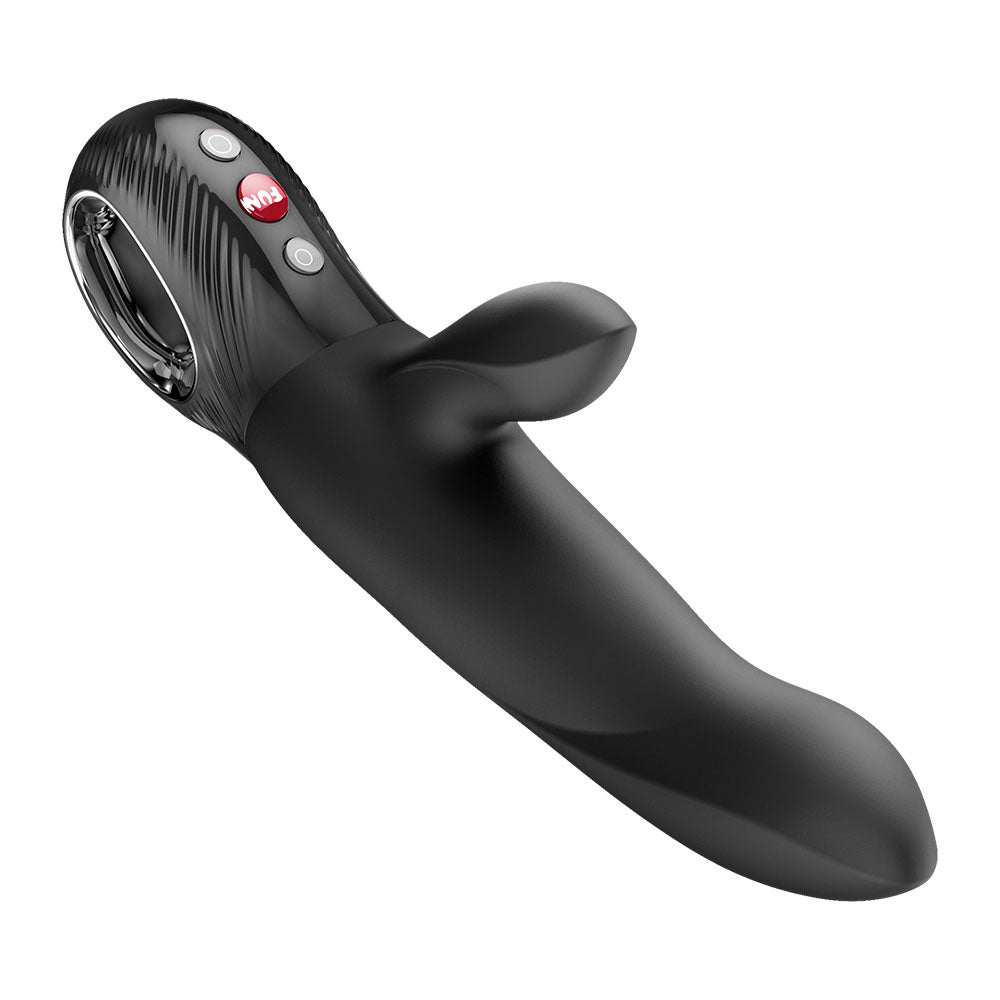 Fun Factory BI STRONIC ARC Black - Black 21.6 cm USB-C Thrusting Vibrator