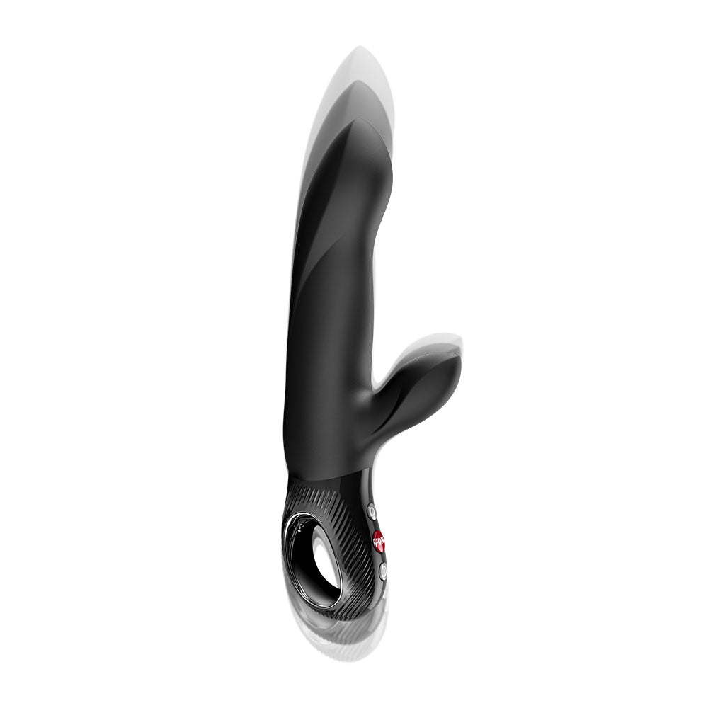 Fun Factory BI STRONIC ARC Black - Black 21.6 cm USB-C Thrusting Vibrator