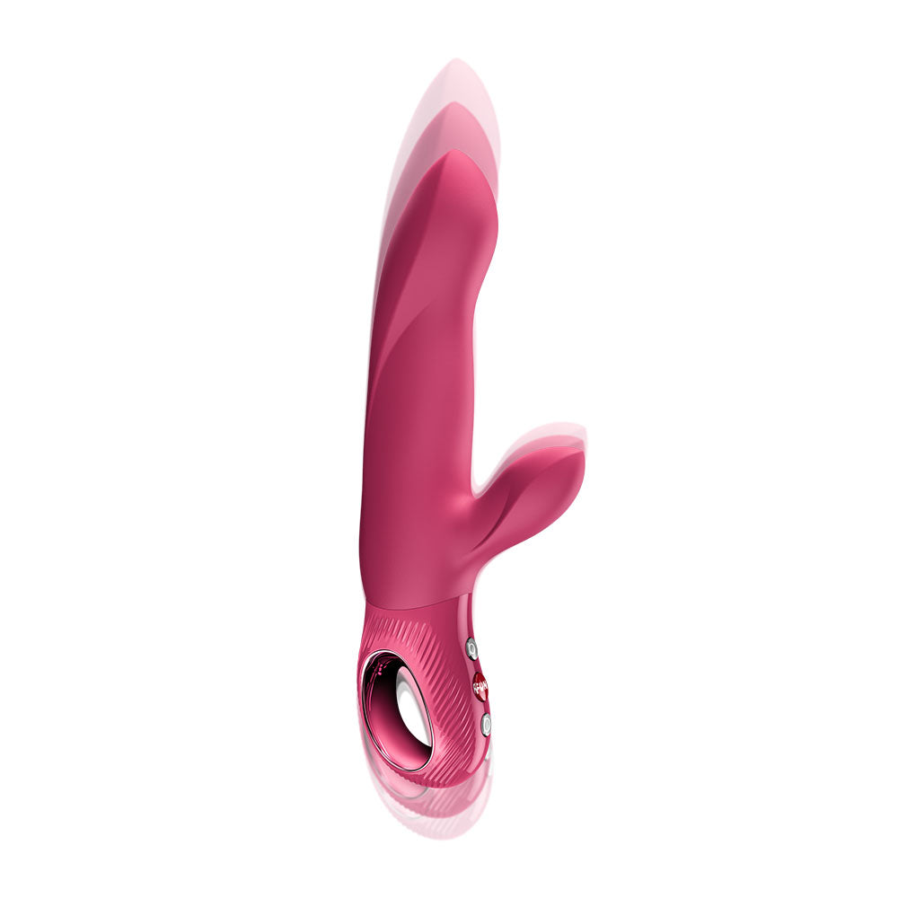 Fun Factory BI STRONIC ARC Raspberry - Raspberry 21.6 cm USB-C Thrusting Vibrator