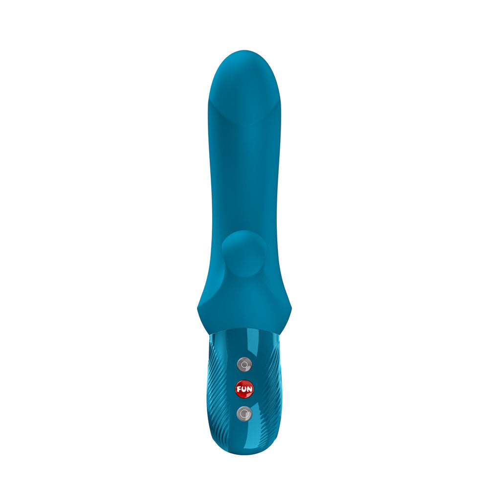 Fun Factory BI STRONIC CURVE Aquamarine - Aquamarine USB-C Thrusting Vibrator
