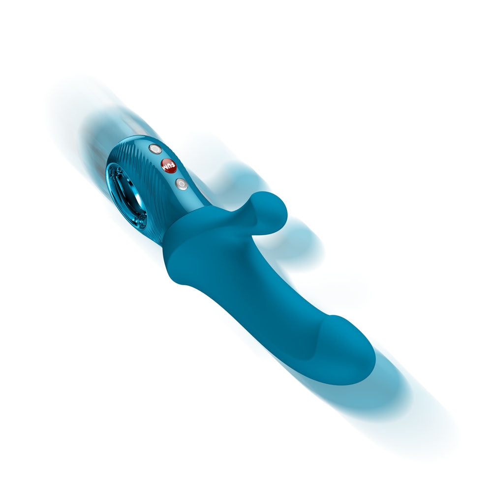 Fun Factory BI STRONIC CURVE Aquamarine - Aquamarine USB-C Thrusting Vibrator