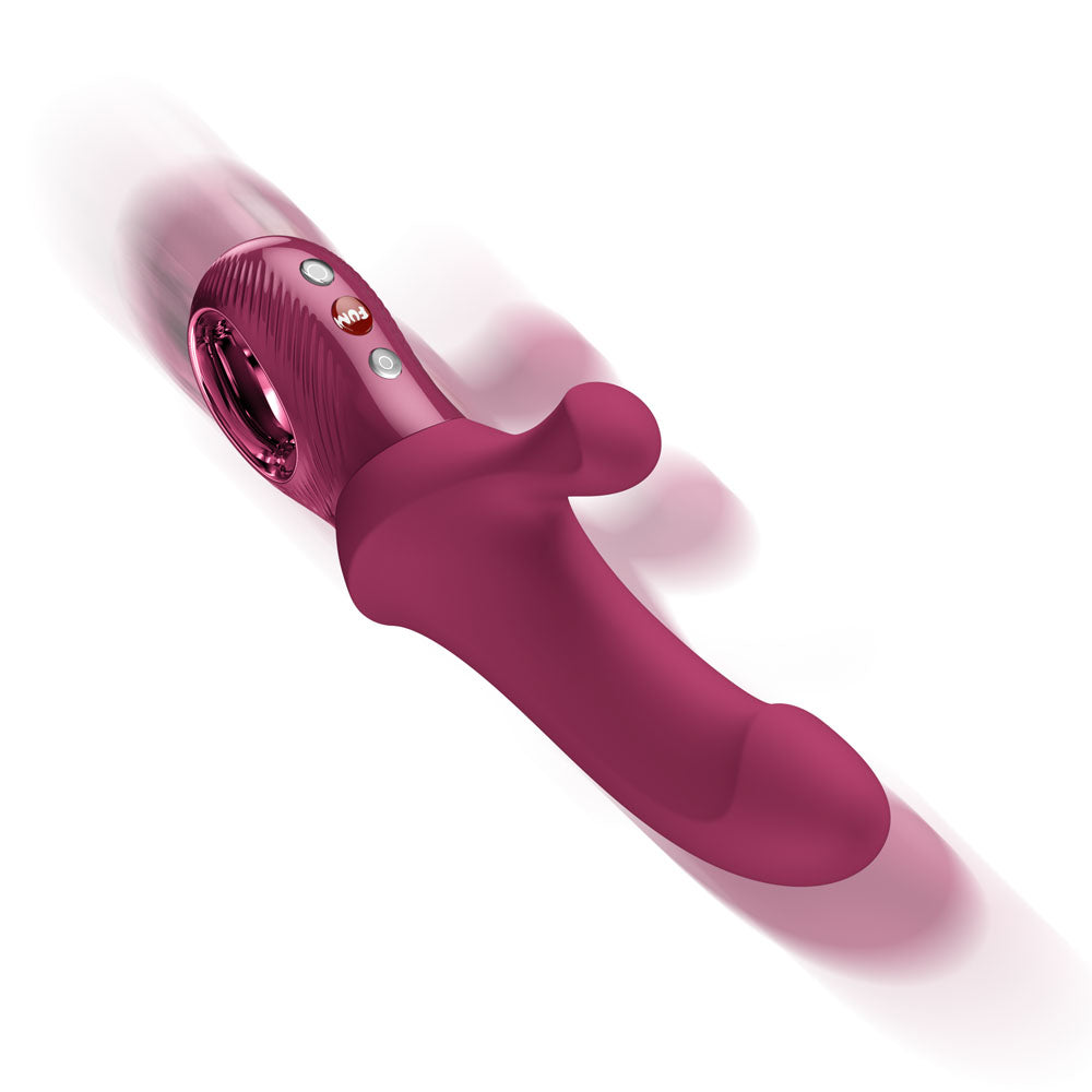 Fun Factory BI STRONIC CURVE Wine Red - Wine Red USB-C Thrusting Vibrator