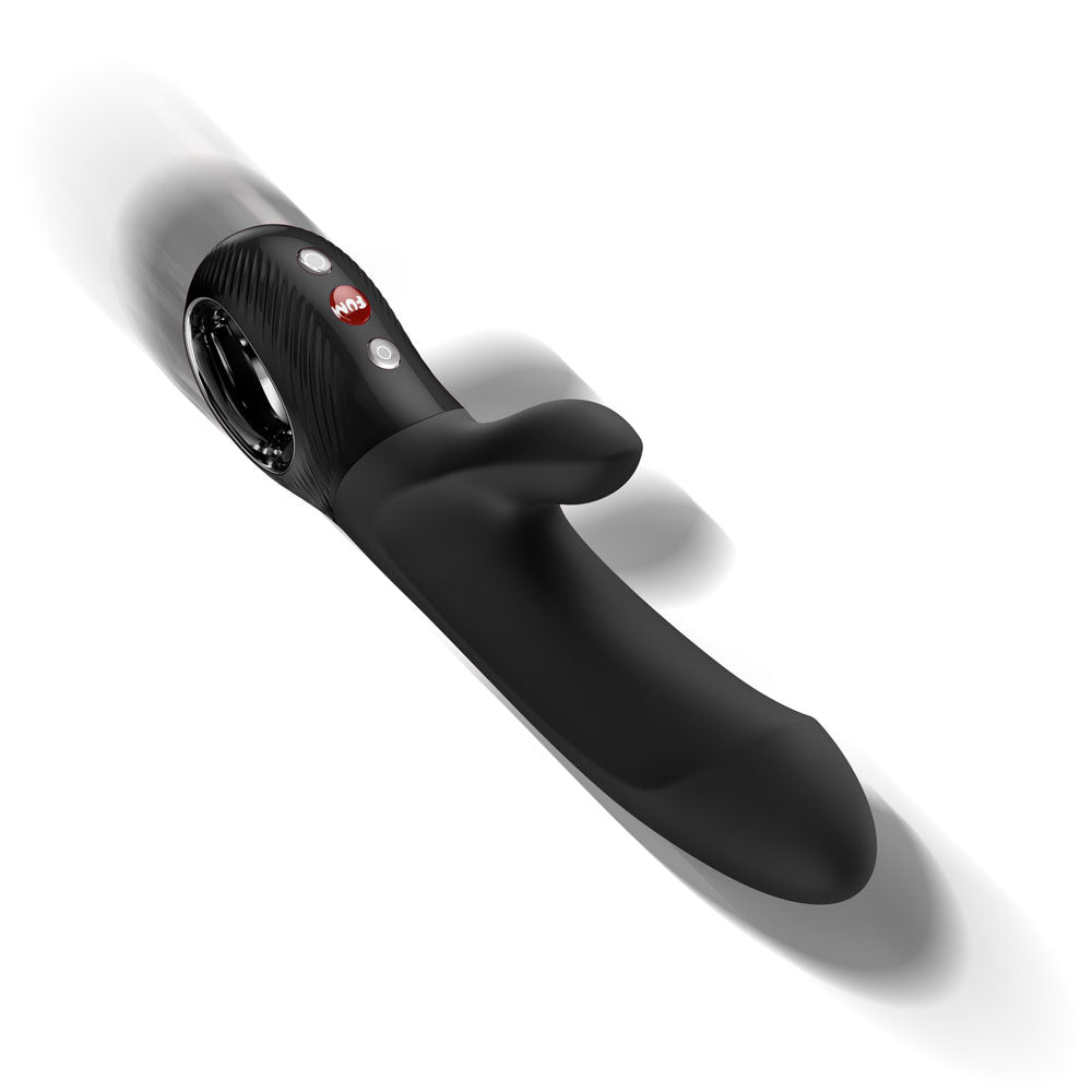 Fun Factory BI STRONIC EMBRACE Black - Black USB-C Thrusting Vibrator