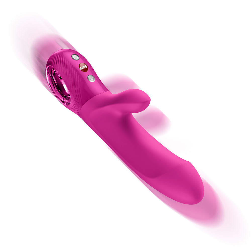 Fun Factory BI STRONIC EMBRACE Magenta - Magenta USB-C Thrusting Vibrator