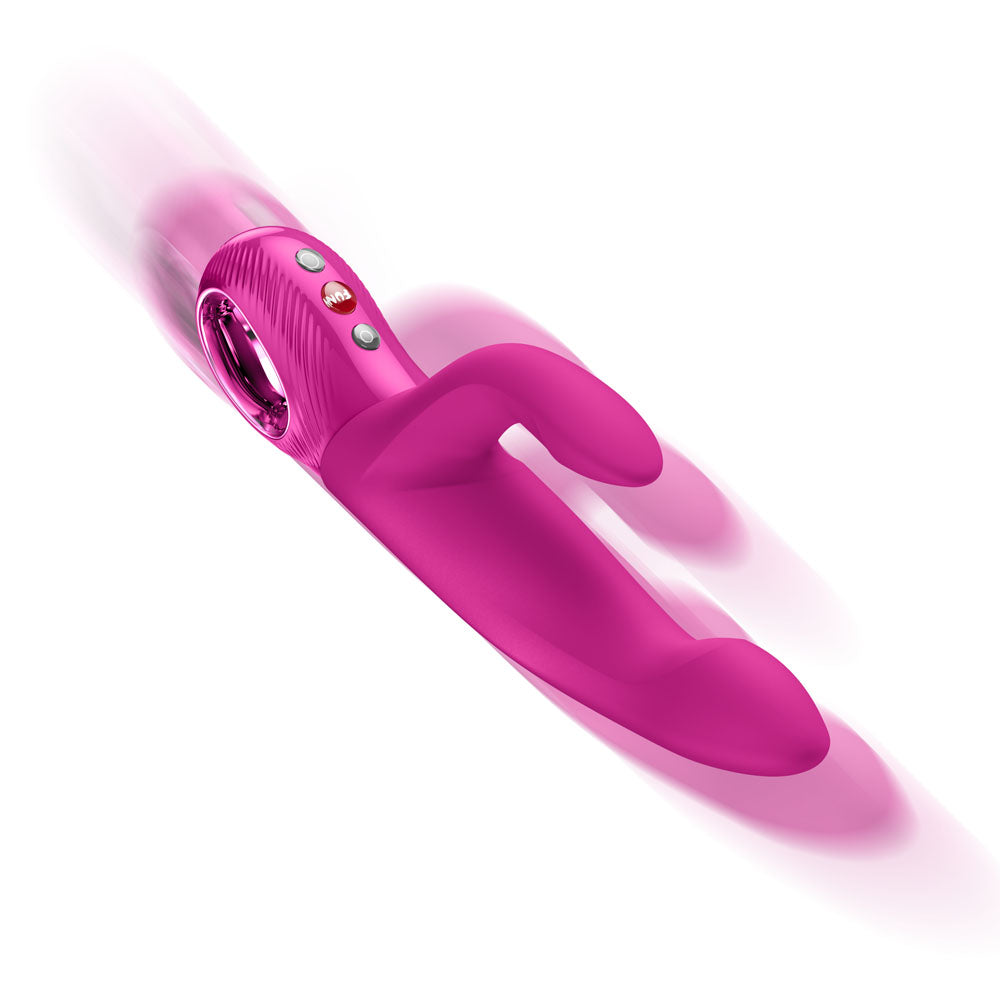 Fun Factory BI STRONIC IMMERSE Magenta - Magenta 22.1 cm USB-C Thrusting Vibrator
