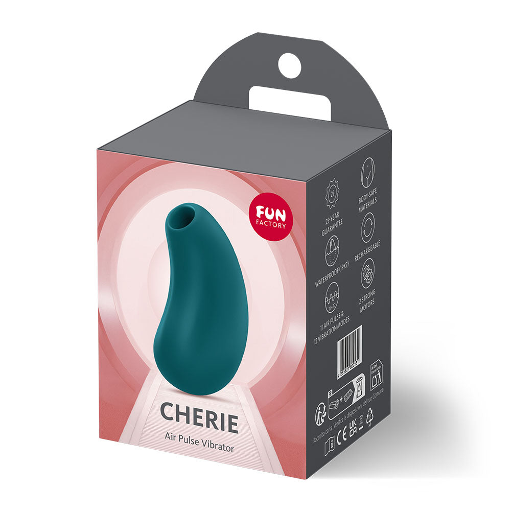 Fun Factory CHERIE Bottle Green - Bottle Green USB Rechargeable Air Pulse Stimulator — image 8