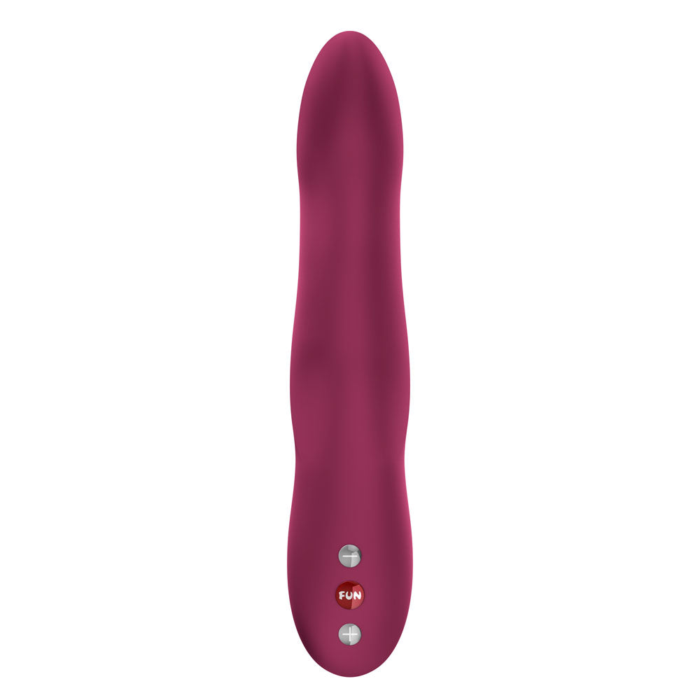 Fun Factory STRONIC WAVE Wine Red - Wine Red USB-C Thrusting Vibrator