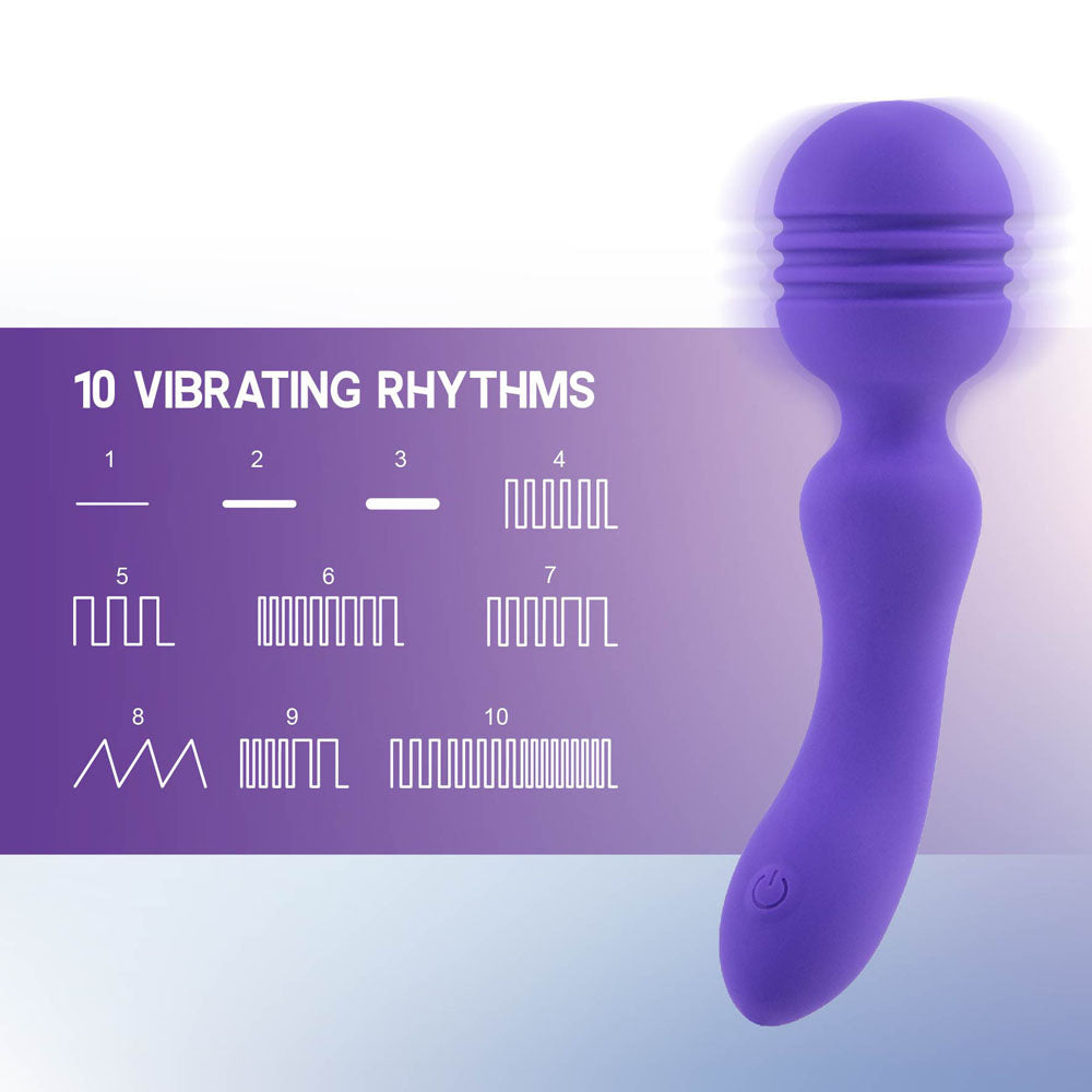 Xciter - Purple - Purple 16.5 cm Massage Wand