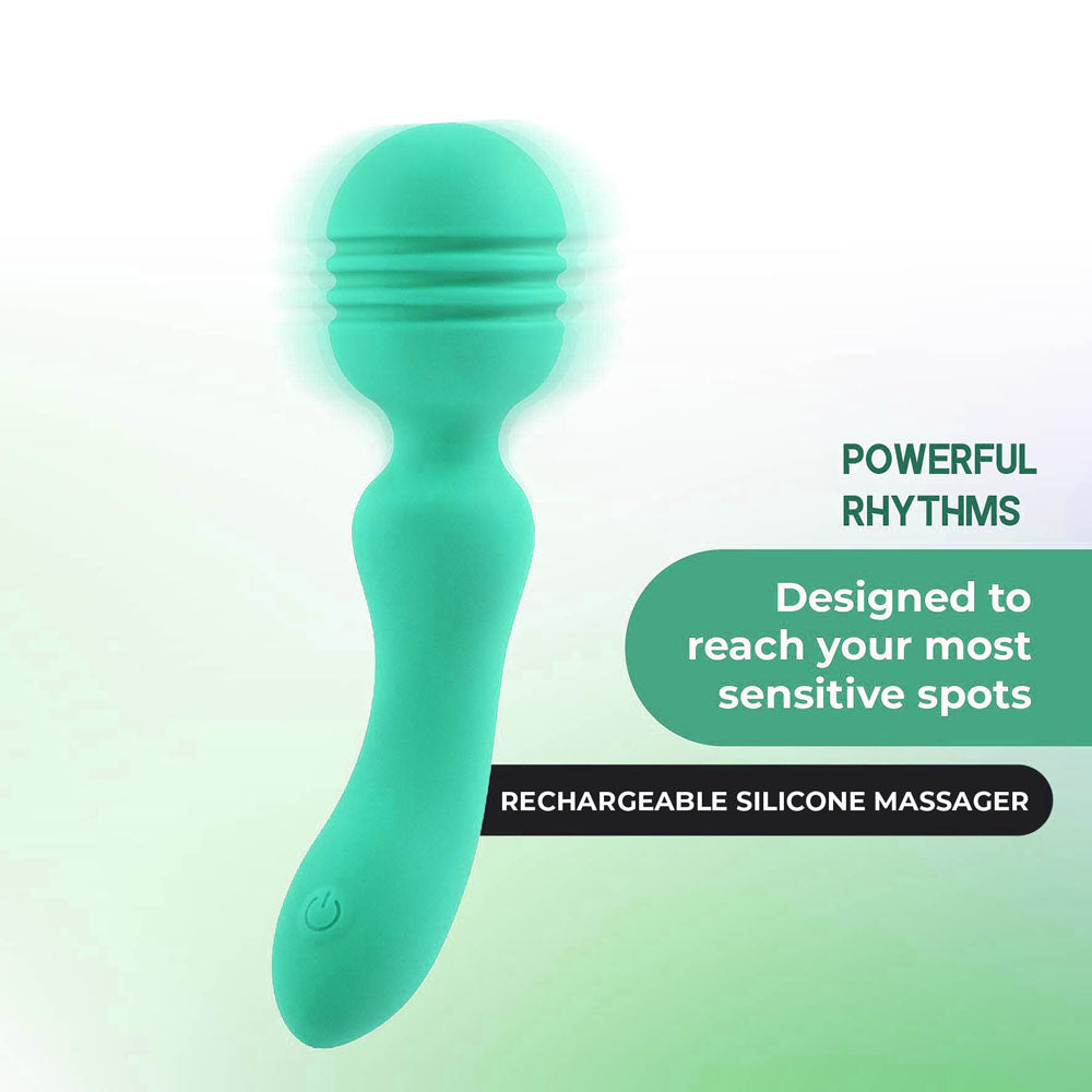 Xciter - Teal - Teal 16.5 cm Massage Wand