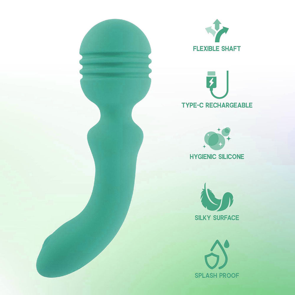 Xciter - Teal - Teal 16.5 cm Massage Wand