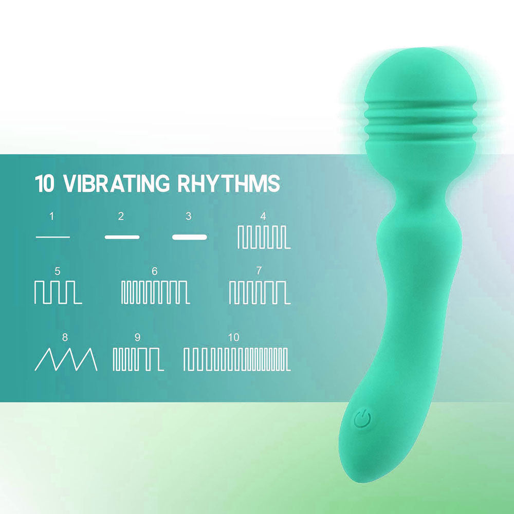 Xciter - Teal - Teal 16.5 cm Massage Wand