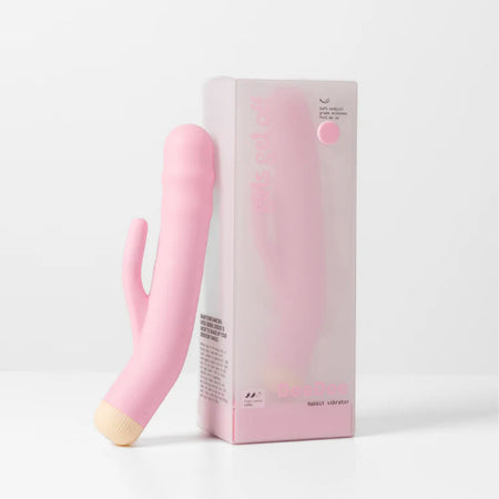 Girls Get Off - DeeDee - Pink 19 cm Thrusting Rabbit Vibrator buy online Australia
