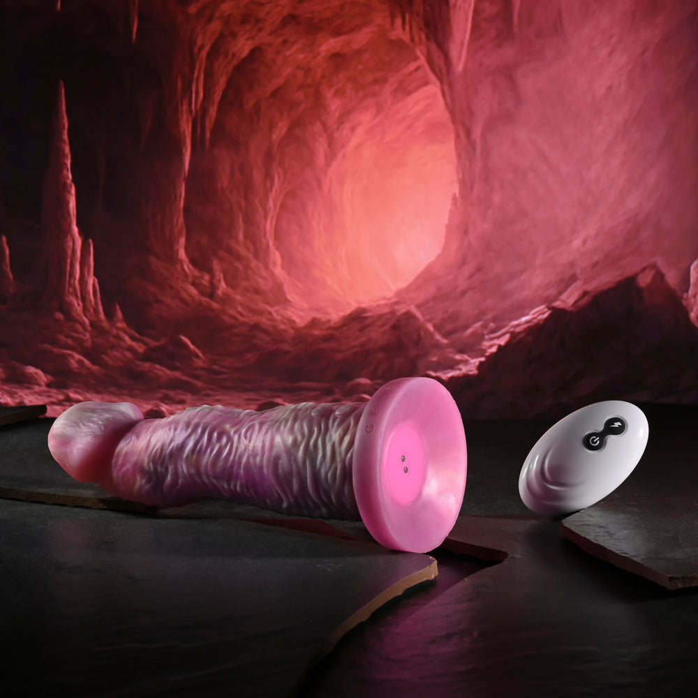 Gender X WHIMSICAL - Pink USB Rechargeable Vibrating Fantasy Dildo with Wireless Remote — image 7