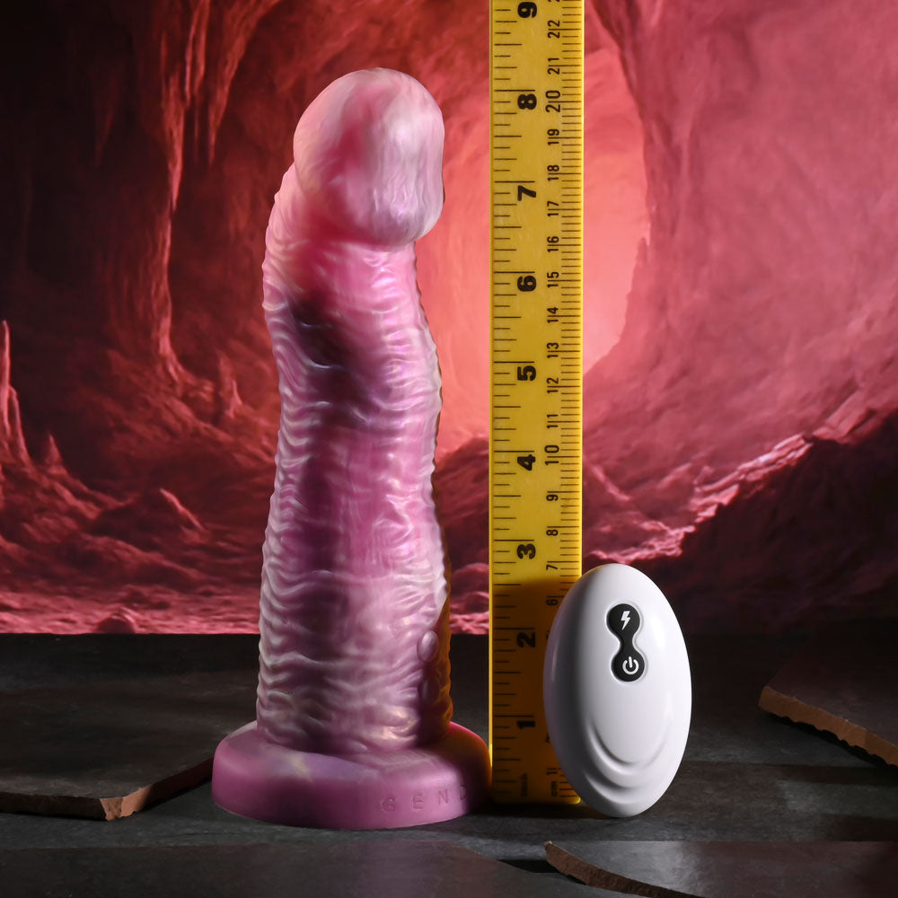 Gender X WHIMSICAL - Pink USB Rechargeable Vibrating Fantasy Dildo with Wireless Remote — image 8
