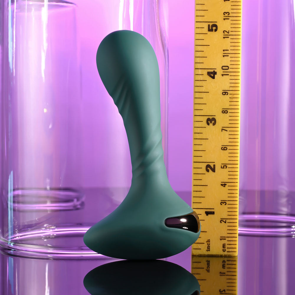 Gender X GOES ANYWHERE - Green 12.4 cm USB Rechargeable Vibrator — view 8