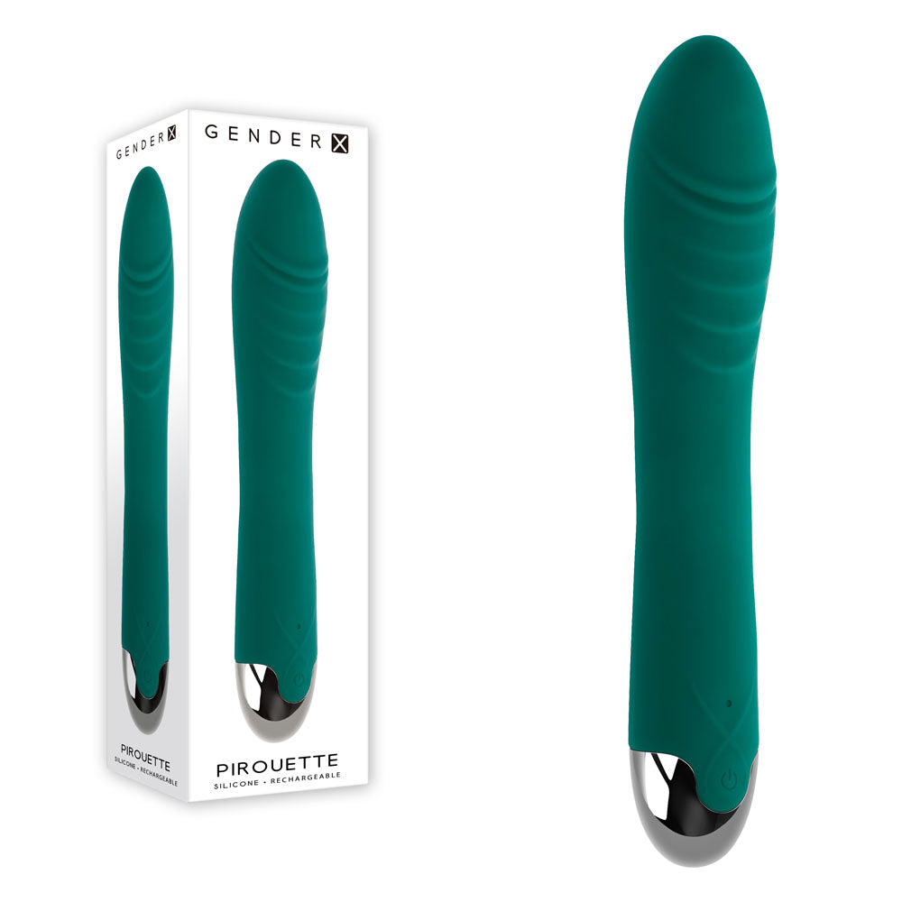 Gender X PIROUETTE - Green 20.6 cm Vibrator buy online Australia