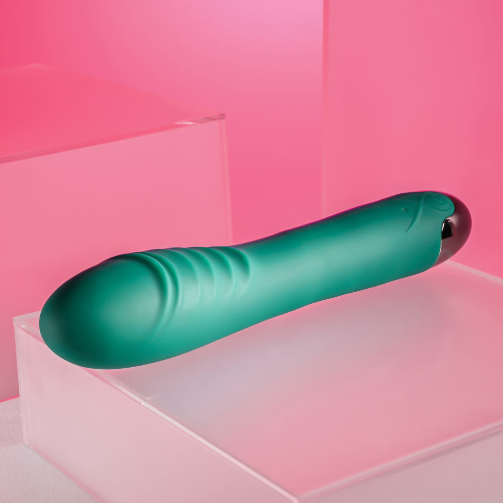 Gender X PIROUETTE - Green 20.6 cm USB Rechargeable Vibrator — view 7