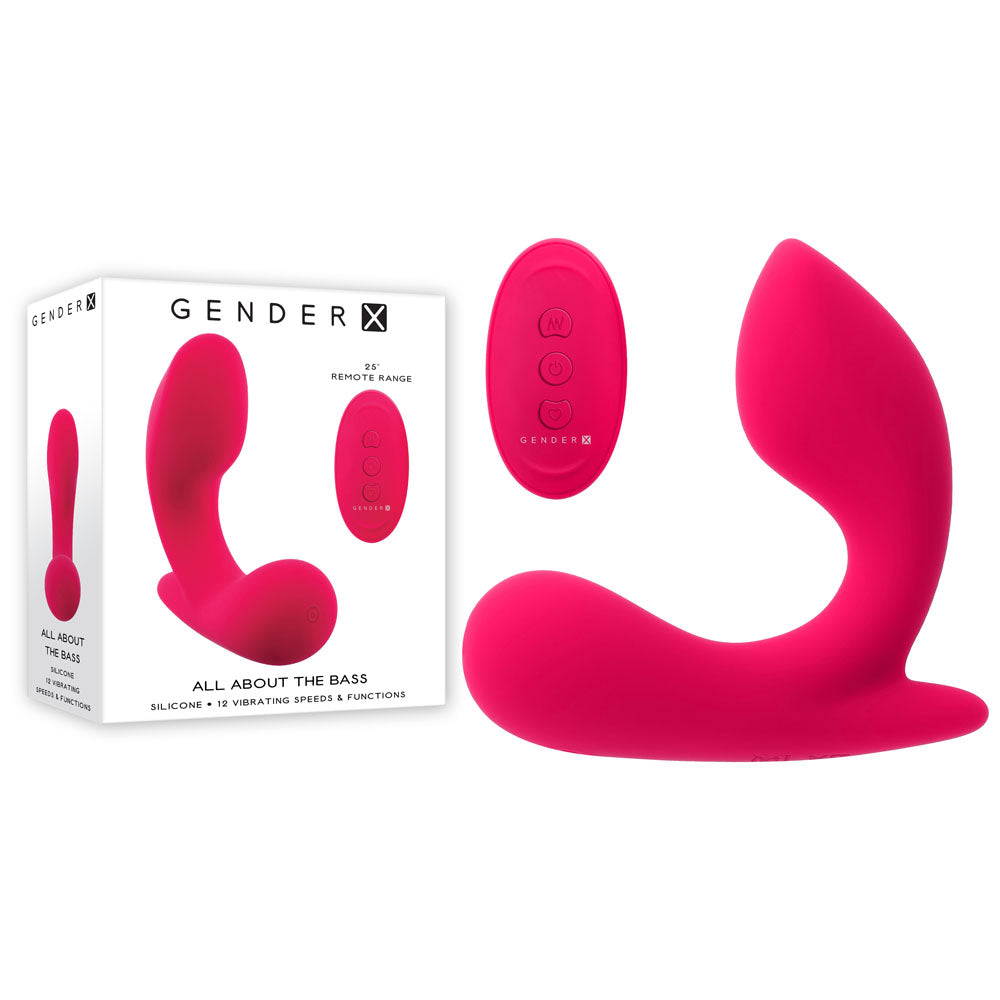 Gender X ALL ABOUT THE BASS - Pink Wearable Vibrator with Wireless Remote buy online Australia