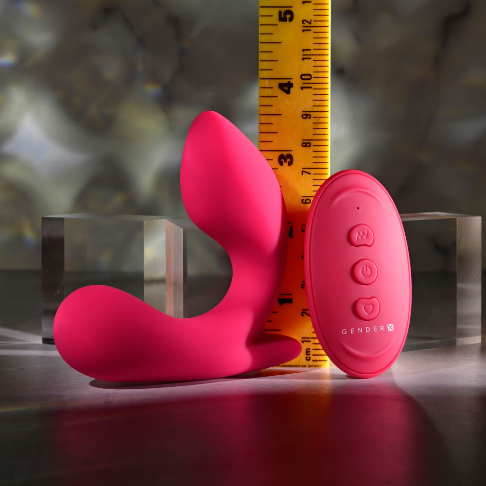 Gender X ALL ABOUT THE BASS - Pink USB Rechargeable Wearable Vibrator with Wireless Remote — view 6