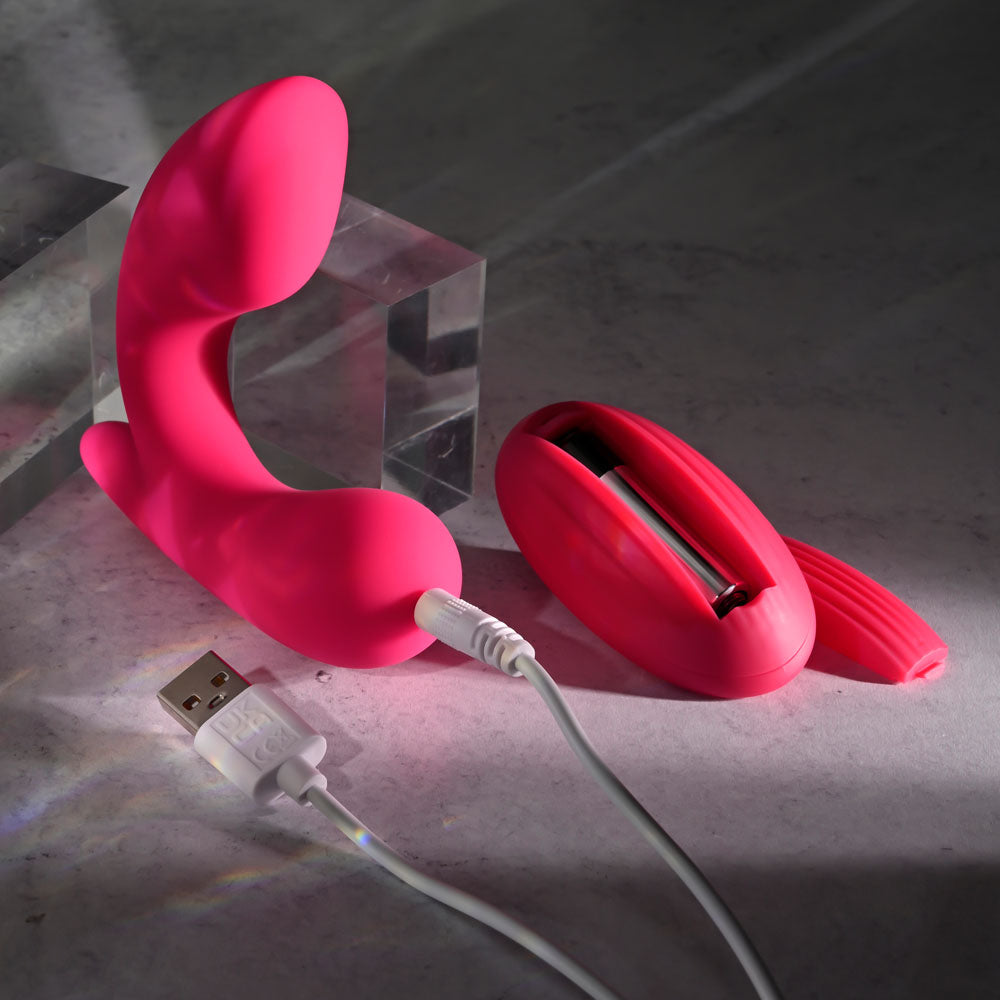 Gender X ALL ABOUT THE BASS - Pink USB Rechargeable Wearable Vibrator with Wireless Remote — view 7