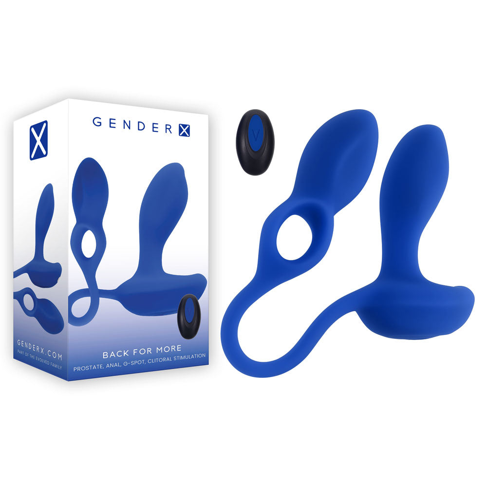 Gender X BACK FOR MORE - Dual Dual Stimulator with Wireless Remote buy online Australia
