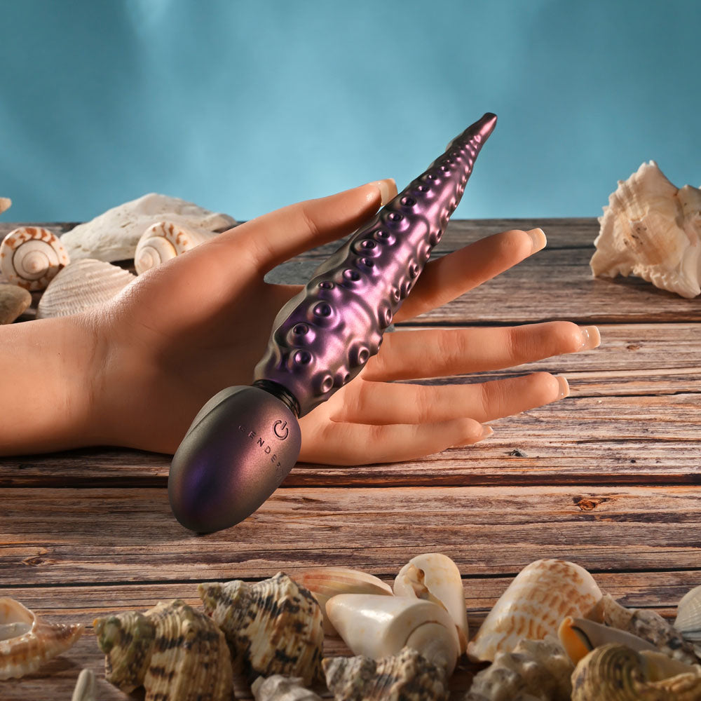 Gender X INTO THE DEEP - Purple 21.7 cm USB Rechargeable Tentacle Fantasy Massage Wand