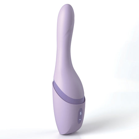 JimmyJane Hello Bang - Purple 27 cm Warming & Thrusting Vibrator buy online Australia