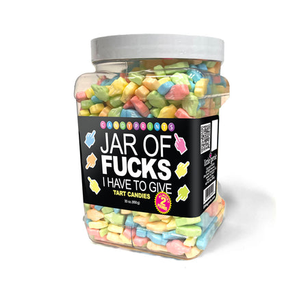 Jar Of Fucks I Have To Give - Fruit Flavoured Lollies - 850 gram Jar buy online Australia