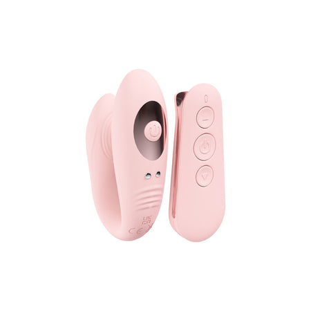 Shots Loveline Charme Dual Motor Vibe Pink USB Rechargeable Dual Motor Vibrator with Wireless Remote