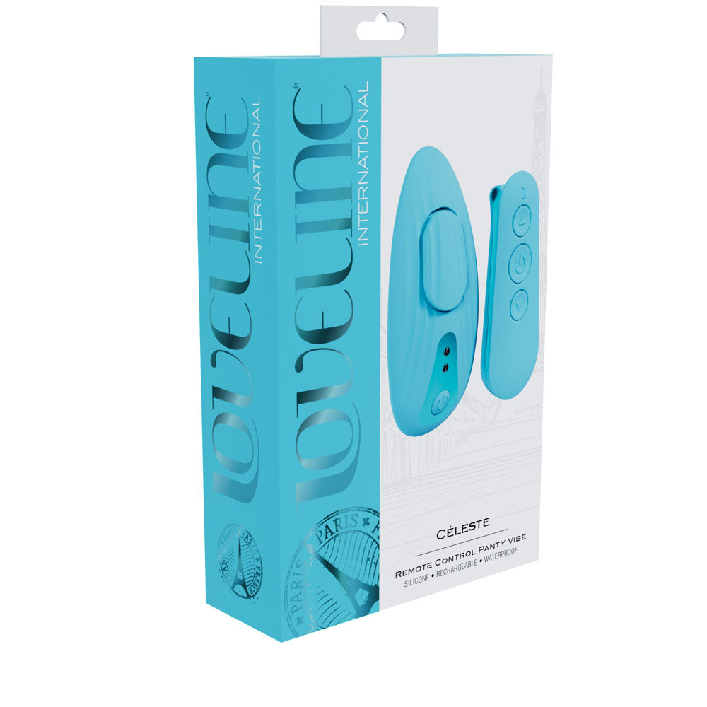 LOVELINE Celeste - Blue - Blue Panty Vibrator with Wireless Remote