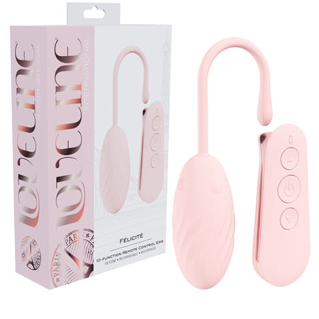 LOVELINE Felicite - Pink - Pink Vibrating Egg with Wireless Remote buy online Australia