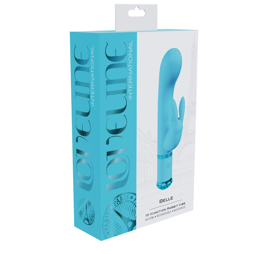 LOVELINE Belle - Blue - Blue 15.6 cm Rabbit VIbrator