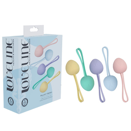 LOVELINE PelviFit Berry - Coloured Kegel Kit - Set of 5 Sizes buy online Australia