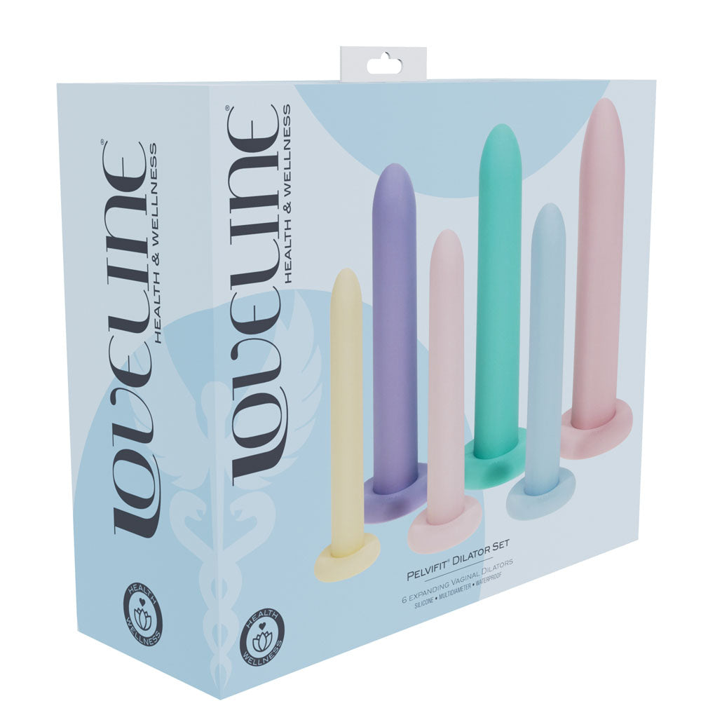 LOVELINE PelviFit Expanding Vaginal Dilator - Coloured Vaginal Dilators - Set of 6 Sizes buy online Australia