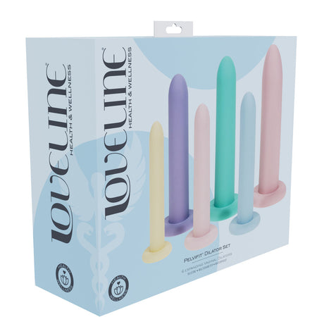 LOVELINE PelviFit Expanding Vaginal Dilator - Coloured Vaginal Dilators - Set of 6 Sizes buy online Australia