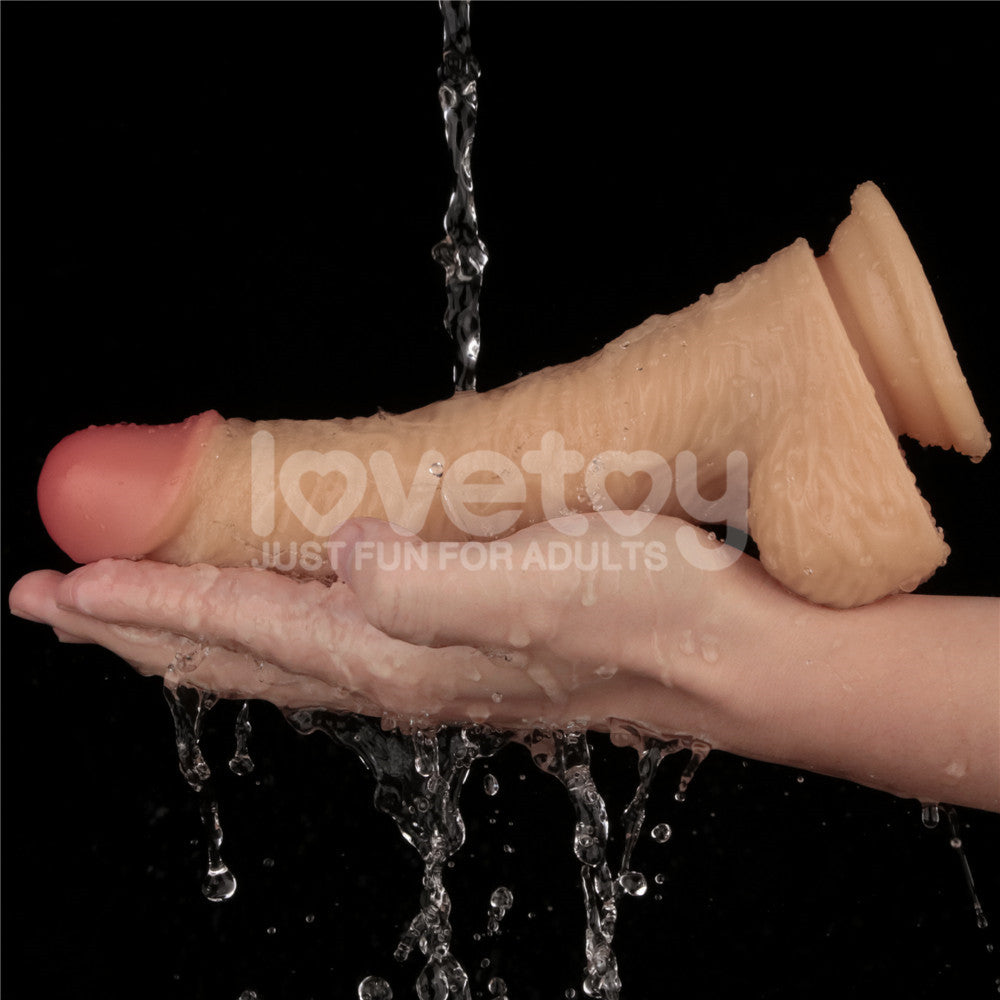 8.5 Inch Power Basics - Flesh 21.6 cm USB Rechargeable Vibrating Dong — image 2