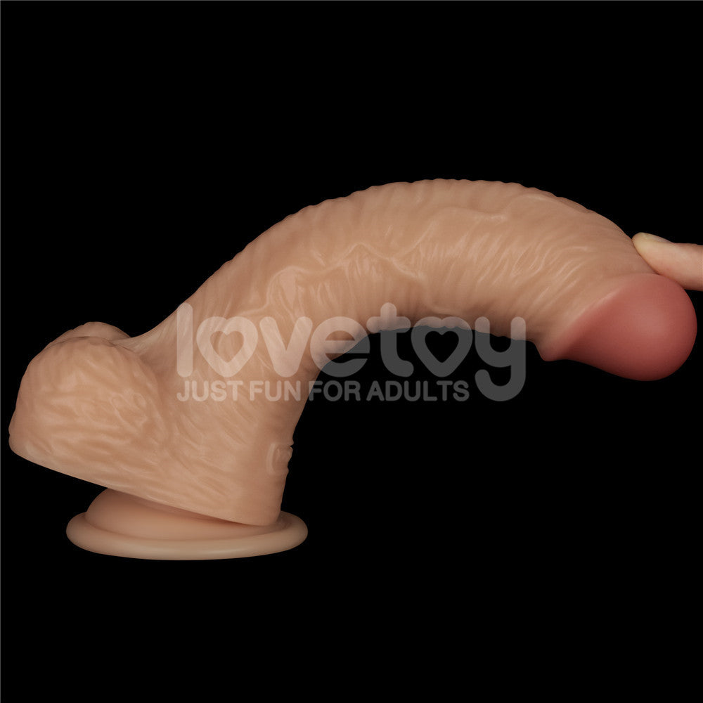 8.5 Inch Power Basics - Flesh 21.6 cm USB Rechargeable Vibrating Dong — image 5