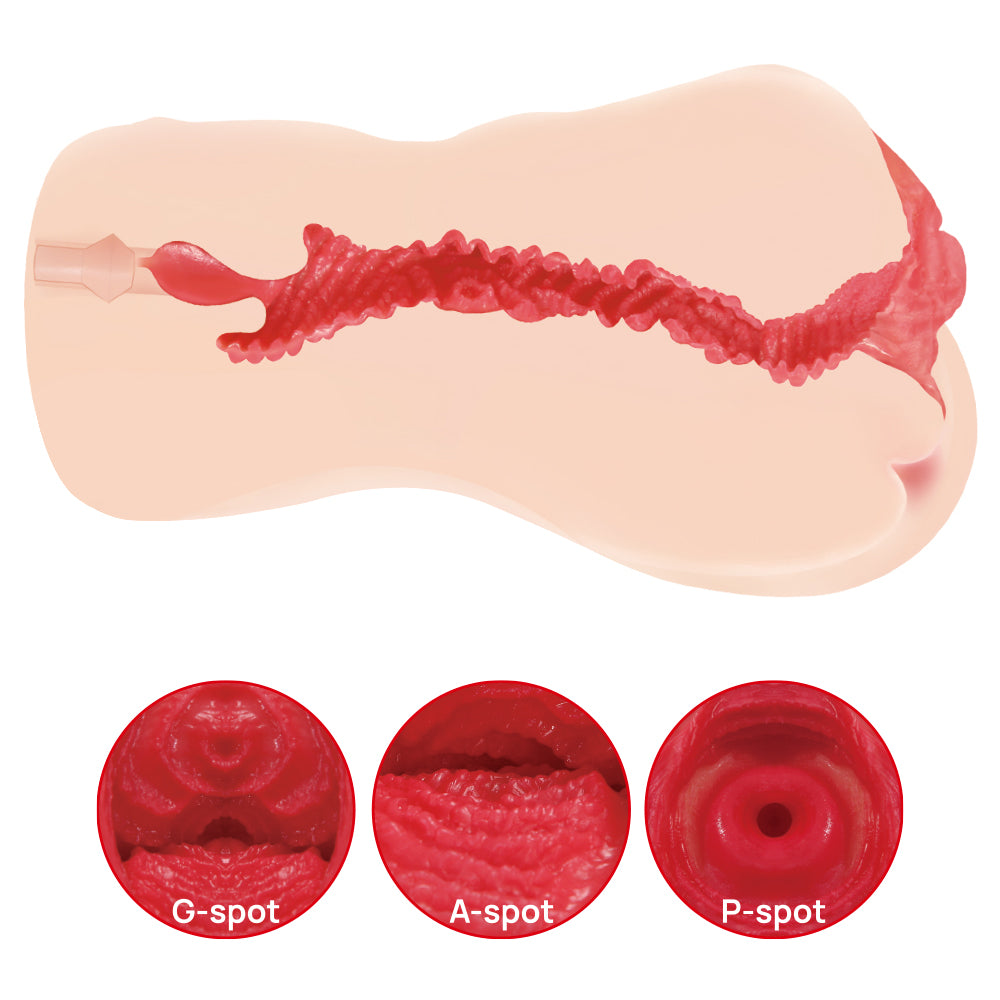 Kokos Vanilla Onahole 004 - Flesh Dual Layer Vagina Stroker