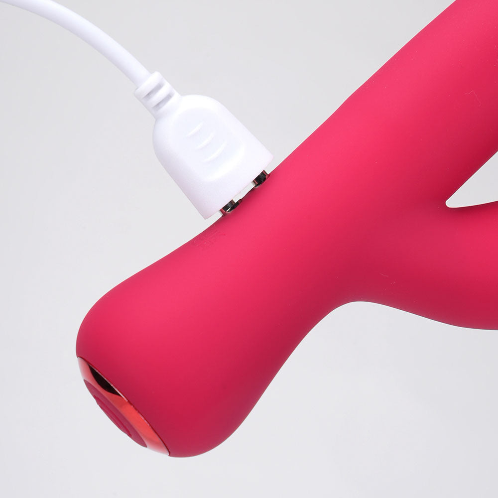 Maia ZARA - Red - Red 17.1 cm Rabbit Vibrator