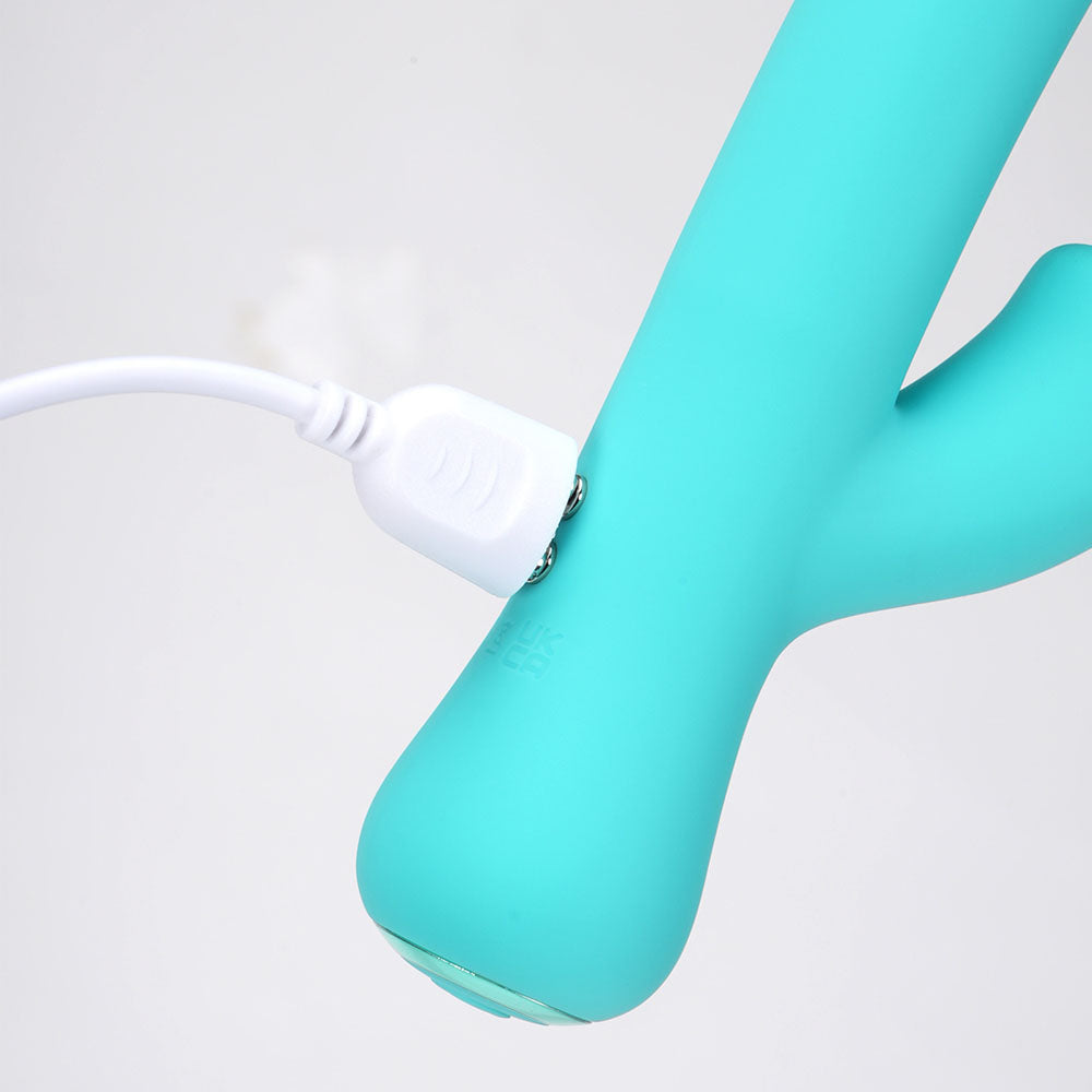 Maia ZARA - Teal - Teal 17.1 cm Rabbit Vibrator