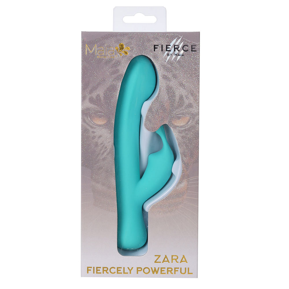 Maia ZARA - Teal - Teal 17.1 cm Rabbit Vibrator